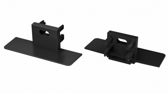 Zaślepka do profilu MONO czarna z otworem