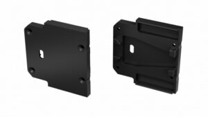 Zaślepka ALU do profilu DOPIO czarna z otworem