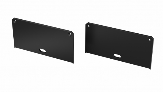 3b90bdfe1ba44f7d7a482cd215be Zaślepka ALU do profilu LARGO M2 czarna z otworem