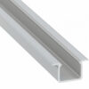 Profil LED typ U srebrny 3 m – zestaw 10 sztuk