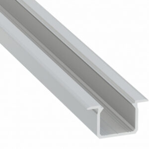 Profil LED typ U srebrny 3 m – zestaw 10 sztuk