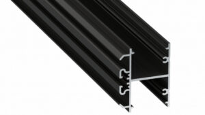 Profil LED dwustronny DOPIO czarny lakierowany 3 m