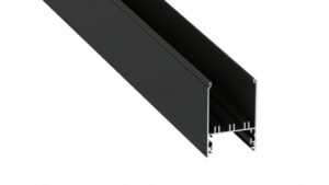 Profil LED nawierzchniowy FOLDO czarny anodowany 3 m