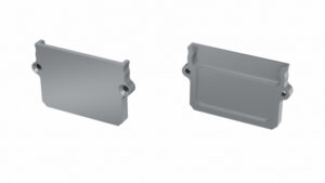 Zaślepka ALU do profilu STRADA M1 srebrna