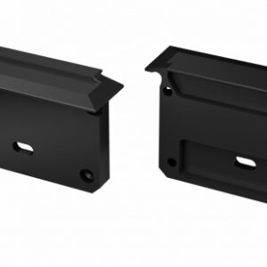 Zaślepka ALU do profilu INSO czarna z otworem