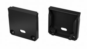 Zaślepka ALU do profilu DILEDA czarna z otworem