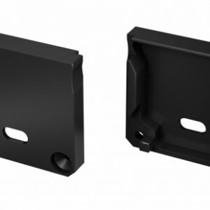 Zaślepka ALU do profilu DILEDA czarna z otworem