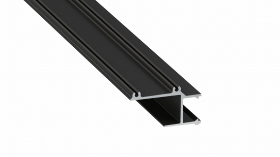 Profil LED krawędziowy APA16 czarny lakierowany 1 m
