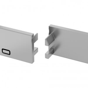 5308ce76a5e0954ab16d0ba04aac Zaślepka do profilu PLATO szara 2w1