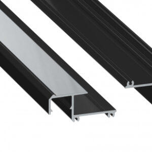 Profil LED krawędziowy IPA12 czarny lakierowany 2 m