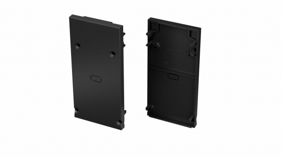 Zaślepka do profilu DULIO czarna 2w1