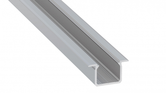 Profil LED typ U surowy 3 m – zestaw 10 sztuk