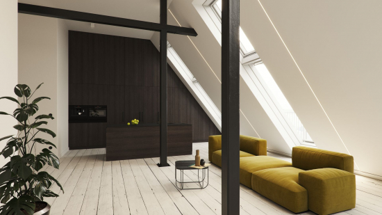 Profil LED typ U czarny 3 m – zestaw 10 sztuk