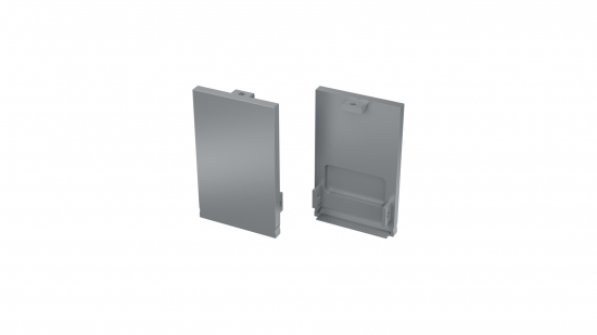 Zaślepka ALU do profilu FOLDO srebrna