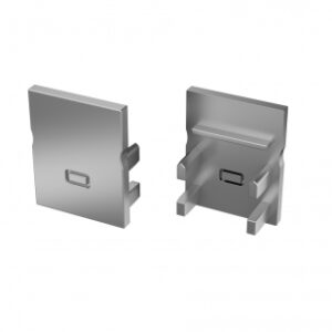 6651f63c97e409087e17fd750843 Zaślepka do profilu SLIMO szara 2w1