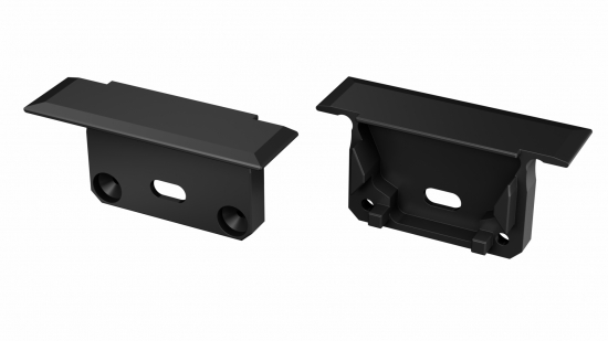 Zaślepka ALU do profilu inSILEDA czarna z otworem