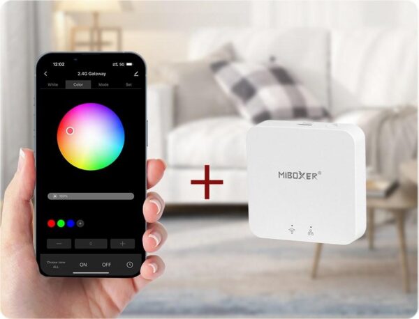 Sterownik LED 5w1 Mono/CCT/RGBW 12-48V 30A MiLight HR5