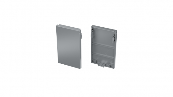 Zaślepka do profilu FOLDO srebrna lakierowana