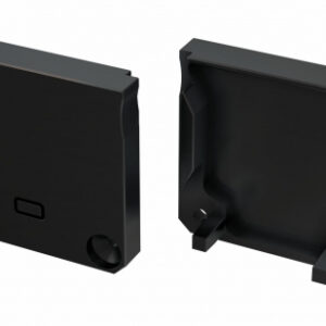 Zaślepka do profilu DILEDA 2w1 czarna