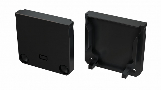 Zaślepka do profilu DILEDA 2w1 czarna