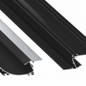 Profil LED sufitowy PERO czarny lakierowany 3 m