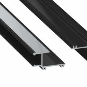 Profil LED krawędziowy APA16 czarny lakierowany 3 m