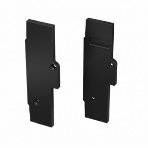 6fce39670559819b3be03a9b8038 Zaślepka ALU do profilu TIANO czarna prawa flat