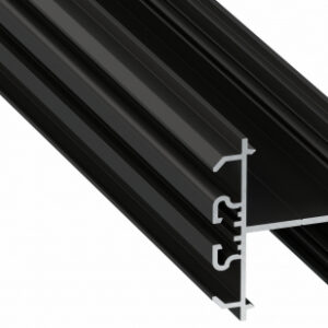 Profil LED dwustronny DOPIO czarny lakierowany 1 m
