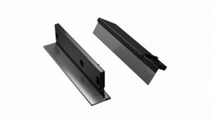 Zaślepka ALU do profilu FLARO czarna prawa do gipsowania