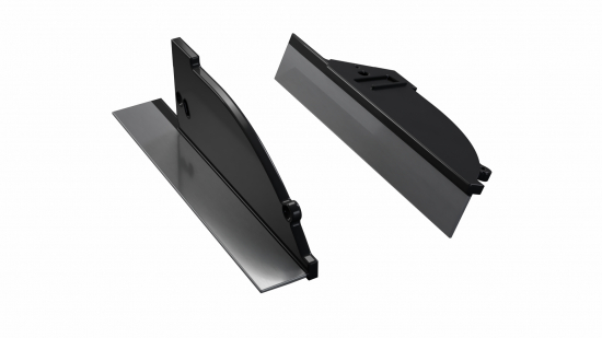 72e81c536f56cf7c1cfda156c4ce Zaślepka ALU do profilu TOPO czarna z otworem lewa