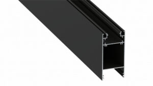 Profil LED nawierzchniowy DULIO czarny lakierowany 1 m