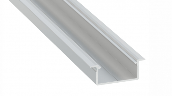 Profil LED wpuszczany GEMI srebrny anodowany 1 m