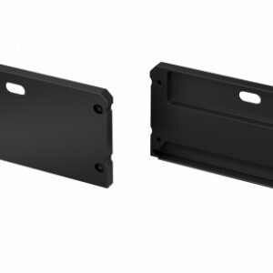 76489249036582c2149efe76cd10 Zaślepka ALU do profilu LARGO czarna z otworem