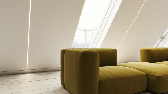 Profil LED typ U surowy 3 m – zestaw 10 sztuk