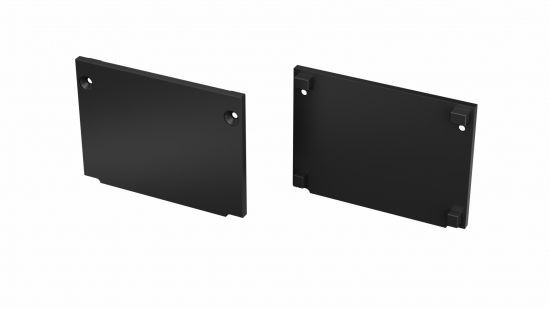 Zaślepka ALU do profilu TALIA M3 czarna prosta