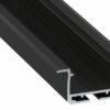 Profil LED wpuszczany inSILEDA czarny lakierowany 1 m