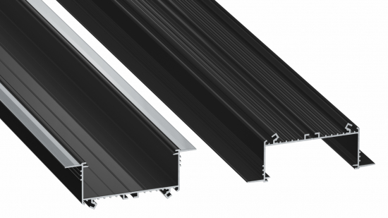 83bf7136fed8d834fbe4fc2923ab Profil LED wpuszczany SORGA czarny lakierowany 2 m