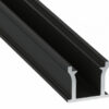 Profil LED podłogowy RUNO czarny lakierowany 1 m