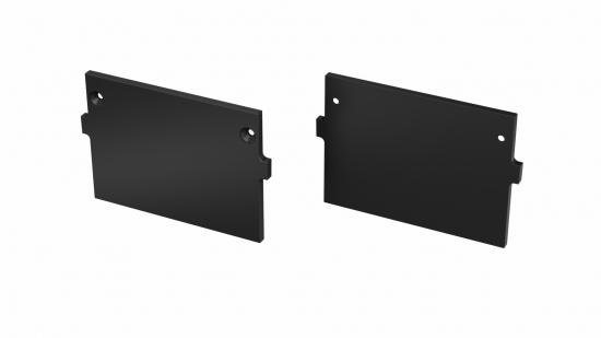 Zaślepka ALU do profilu TALIA M4 czarna prosta