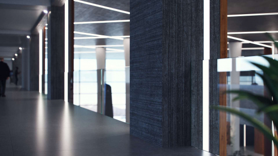 Profil LED wpuszczany SORGA czarny lakierowany 1 m