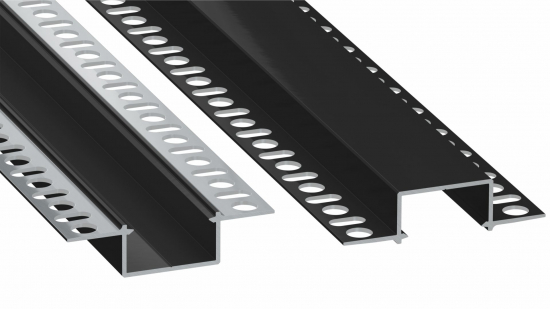 8bfefac09848d28ff4da16491a64 Profil LED podtynkowy GK HIRO czarny lakierowany 3 m