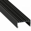 8cb342a828205fc89578846bdef3 Profil LED szeroki nawierz. LARGO czarny lakierowany 2 m