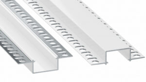 Profil LED podtynkowy GK HIRO biały lakierowany 1 m