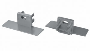 Zaślepka do profilu MONO szara z otworem