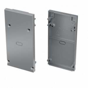 92265fa48e3ba5ee922386360d37 Zaślepka do profilu DULIO srebrna lakierowana 2w1