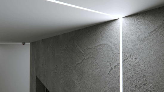 Profil LED wpuszczany GK MONO czarny lakierowany 3 m