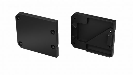 Zaślepka ALU do profilu UNICO czarna lewa