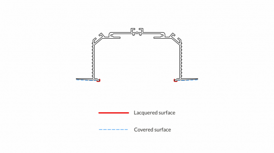 954188a94a21059670775ba8156c Profil montażowy LARGO M3 czarny lakierowany 3 m