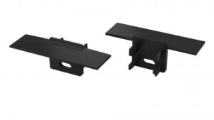 Zaślepka do profilu GAUDI czarna z otworem