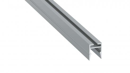 a0ff702bb5a07f7165aac563840f Profil LED nawierzchniowy SLIMO srebrny anodowany 1 m